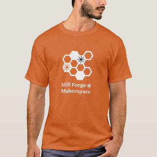 Classic Mill Forge Makerspace Orange T - Shirt