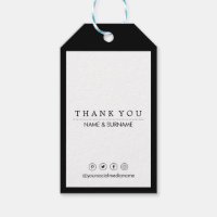 Classic Minimalistisch Social Media Luxe Black & W
