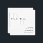 CLASSIC Minimalistische Eleganz mit Foto Save The Date<br><div class="desc">Made for you!</div>