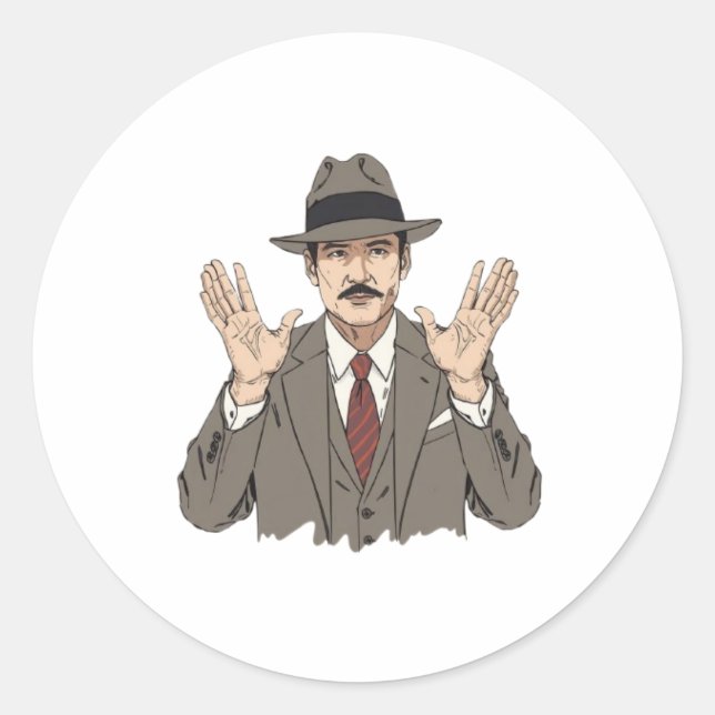 Classic Mob Boss Sticker (Vorderseite)