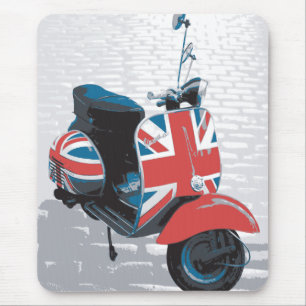 Classic Mod Scooter Mousepad