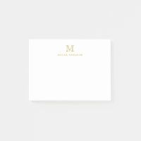 Classic Modern Simple Clean Imitats Gold Monogram