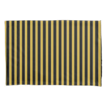 Classic Modern Striped Black and Metallic Gold