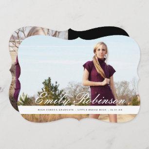 Classic Moderne Faire-part Grad