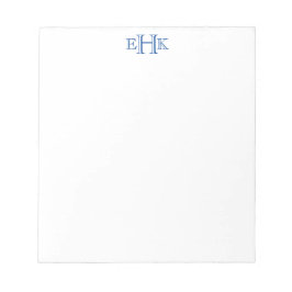 Classic Monogram Notepad Notizblock