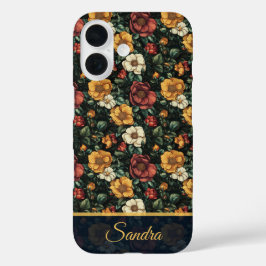 Classic Mother Gift Rose Name iPhone 16 Hülle