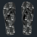 Classic Mother of the Bride Wedding Flip Flops<br><div class="desc">Classic Mother of the Bride Wedding Flip Flops</div>