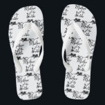 Classic Mother the Bride Wedding Flip Flops<br><div class="desc">Classic Mother the Bride Wedding Flip Flops</div>