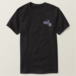 Classic Motorrad Stickereigeschenke Motorradfahrer Besticktes T-Shirt