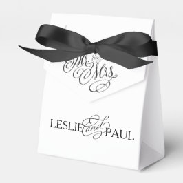 Classic Mr. & Mrs. Gastgeschenk Hochzeit Box Geschenkschachtel