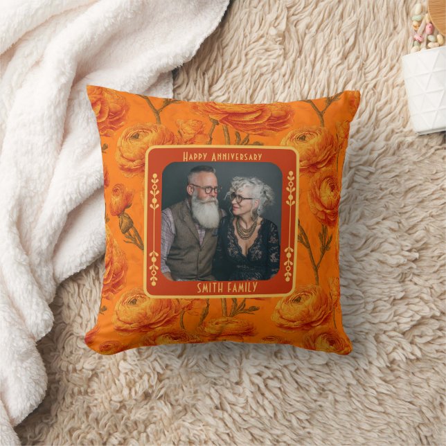 Classic Mr. und Mrs. 15. Jubiläum Throw Kissen (Decke)