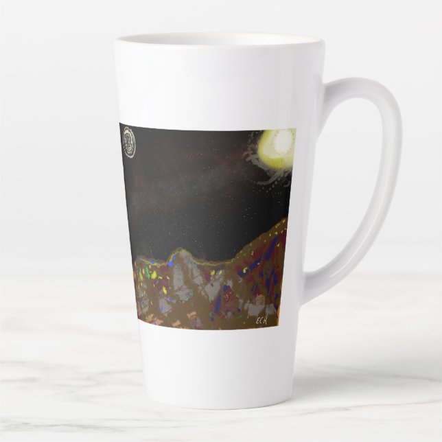 Classic Mug, 11 oz Modern Art Milchtasse (Rechts)