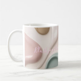 Classic mug in stylish abstract graphic kaffeetasse