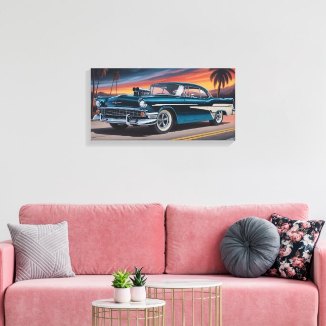 Classic Muscle Car 1956 Leinwanddruck (Insitu (Wohnzimmer))