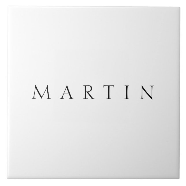 Classic Name (or word) Fliese (Vorderseite)