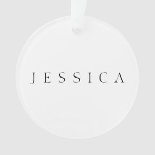 Classic Name (or word) Ornament