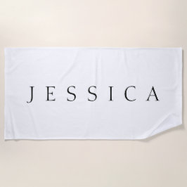 Classic Name (or word) Strandtuch
