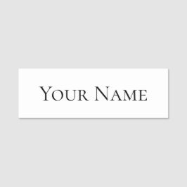 Classic Name Tag - Ihr Name Namensschild
