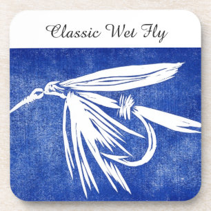 "Classic Nass Fly - Blue" Foreut Fly Untersetzer