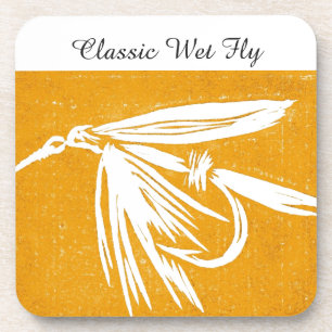 "Classic Nass Fly - Golden" Trout Fly Untersetzer