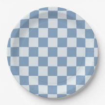 Classic Navy Blue & White Gingham Picnic