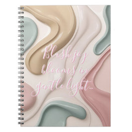 Classic notebook in stylish graphic notizblock