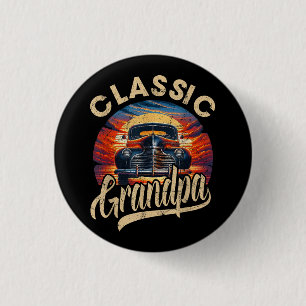 Classic Opa Funny Sprichwort Car Lover Vater Pap Button