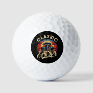Classic Opa Funny Sprichwort Car Lover Vater Pap Golfball