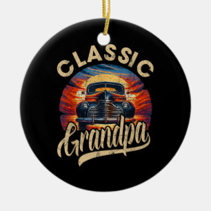 Classic Opa Funny Sprichwort Car Lover Vater Pap Keramik Ornament