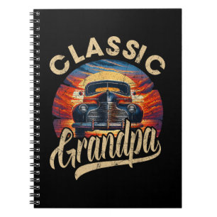 Classic Opa Funny Sprichwort Car Lover Vater Pap Notizblock