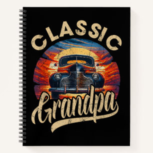 Classic Opa Funny Sprichwort Car Lover Vater Pap Notizbuch