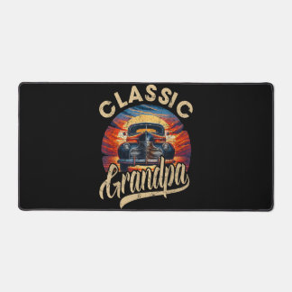 Classic Opa Funny Sprichwort Car Lover Vater Pap Schreibtischunterlage
