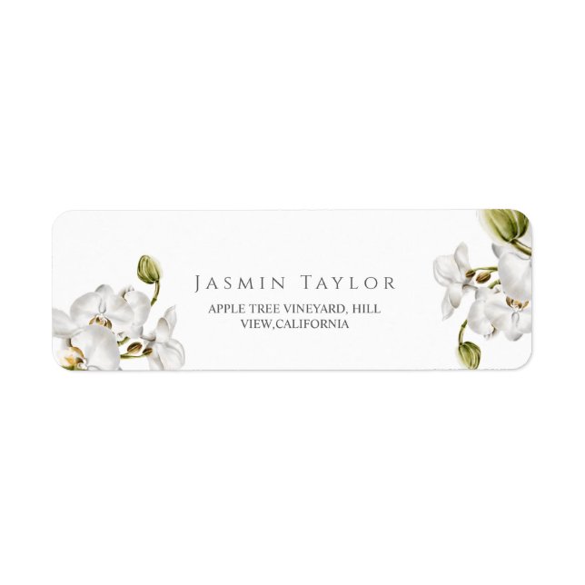 Classic Orchids Frame Elegant Wedding  (Vorne)