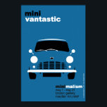 Classic Original Austin Mini Van Exhibition Poster<br><div class="desc">Klassisches Original Austin Mini Van Exhibition Poster; perfekte Größe für das Framing.</div>