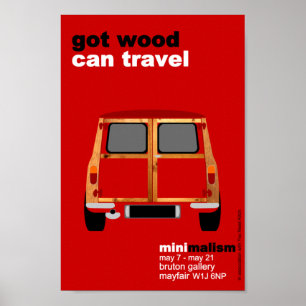 Classic Original Mini Countryman Ausstellung Poster