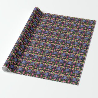 Classic Pansy: Vintages Blumenmuster Geschenkpapier