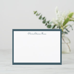 Classic Personalisiert Dark Blue Einladung