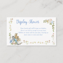 Classic Peter der Rabbit Twins Display Dusche Begleitkarte