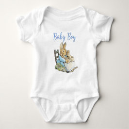 Classic Peter der Rabbit Twins Personalisiert Baby Strampler