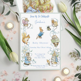 Classic Peter the Rabbit Baby Shower Einladung