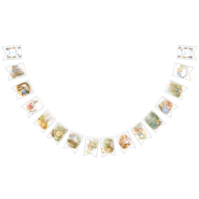 Classic Peter the Rabbit Baby Shower Wimpelkette (Alle)