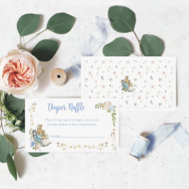 Classic Peter the Rabbit Twins Diaper Raffle Begleitkarte