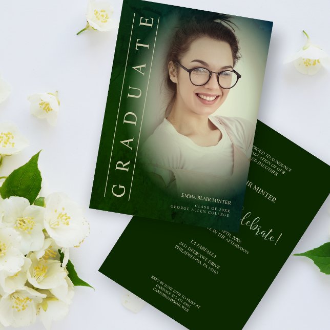 Classic Photo Green Shades Graduation Party (Von Creator hochgeladen)