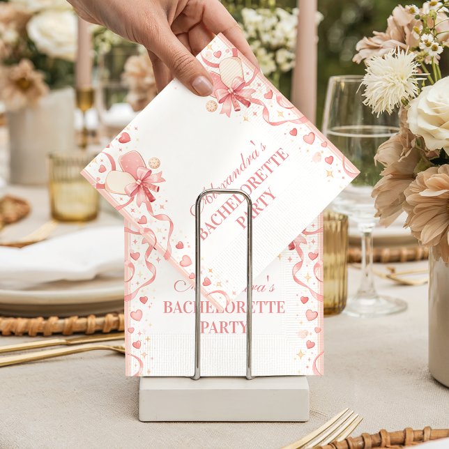 Classic Pickleball Garden Bachelorette Party Serviette (Von Creator hochgeladen)