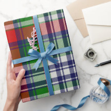 Classic Plaid Christmas Gift Wrap – Cozy Holiday 