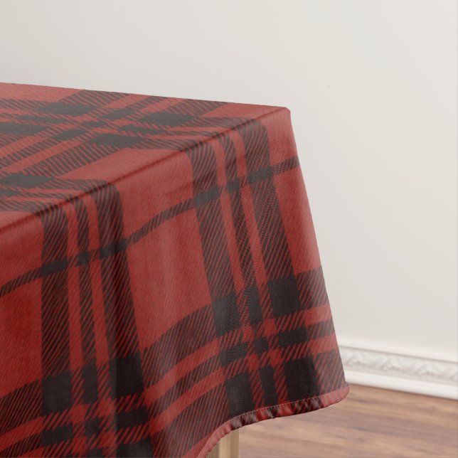 Classic Plaid Merry Christmas Festive -  Tischdecke (Beispiel)