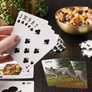 Classic Playing Cards für Monogramm Red Fox Spielkarten