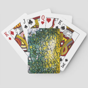 Classic Playing Cards in Gelb und Grün Spielkarten