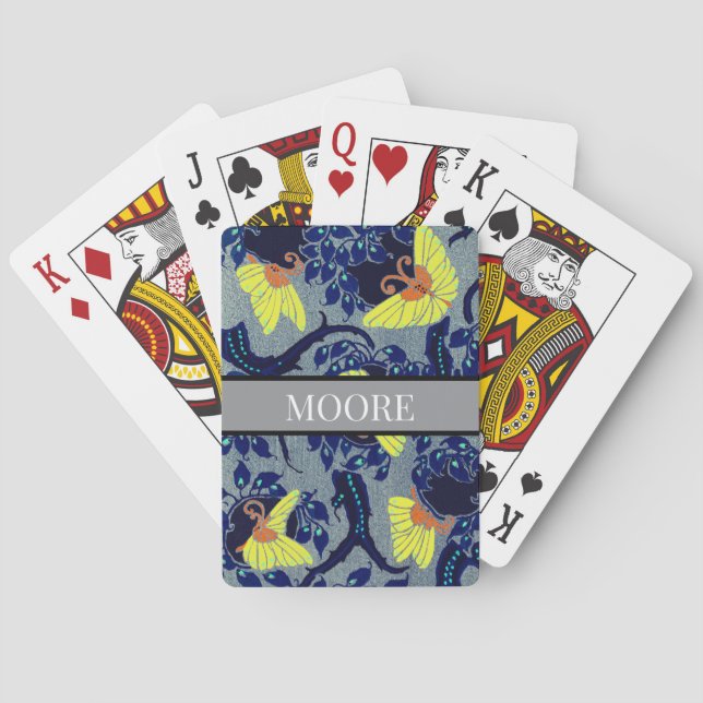 Classic Playing Cards INDIVIDUELLE NAME JAPANESE D Spielkarten (Rückseite)