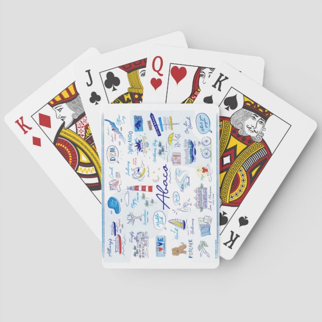 Classic Playing Cards - "The ABC's of Hope Town" Spielkarten (Rückseite)